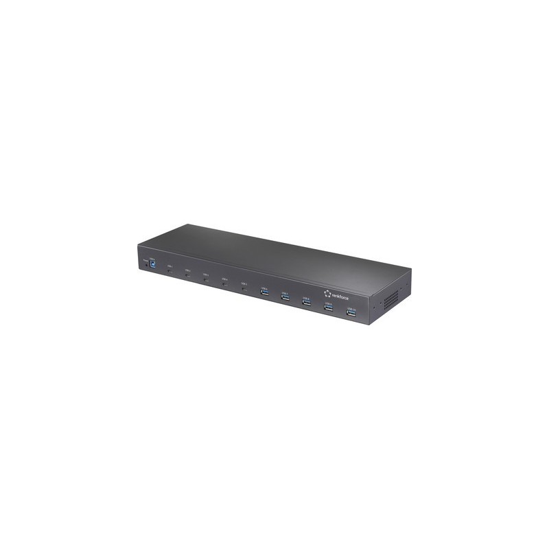 Renkforce 19" Rack Mount 10-Port USB 3.2 Gen 2 Hub 3.2 2-Hub für industrielle (RF-6627278)