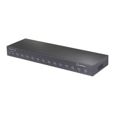 Renkforce 19" Rack Mount 13-Port USB 3.2 Gen 2 Hub 13 Port 3.2 2-Hub für (RF-6677282)