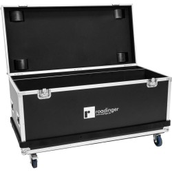 ROADINGER Flightcase 1x SL-1000 MFZ DMX Search Light mit Rollen, 100 kg Traglast, 132x64x74 cm
