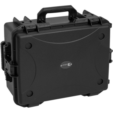 ROADINGER Kunststoffcase für 8x AKKU Flat Light mit Trolley 55x42x26cm schwarz