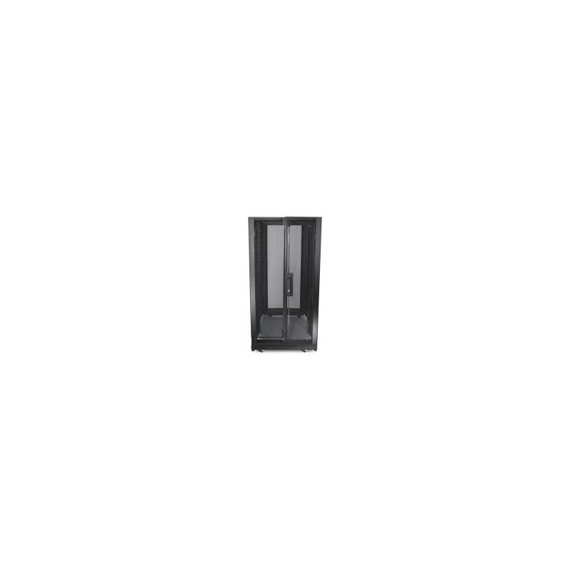 APC NetShelter SX - Schrank - Schwarz - 24U - 48,3 cm (19") - TAA-konform - für P/N: SURT15KRMXLT-1TF10K, SURT15KRMXLT-TF5, SUR