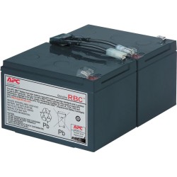 APC RBC6 - Ersatzbatterie für Unterbrechungsfreie Notstromversorgung (USV) - passend für Modelle SMT1000I / SUA1000I - schwarz