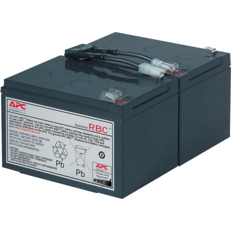 APC RBC6 - Ersatzbatterie für Unterbrechungsfreie Notstromversorgung (USV) - passend für Modelle SMT1000I / SUA1000I - schwarz