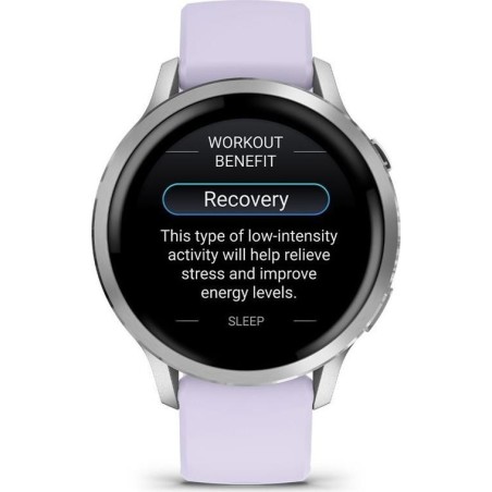 Garmin Venu 4 Smartwatch 41mm grau/silber lavendelblau (010-03013-01)