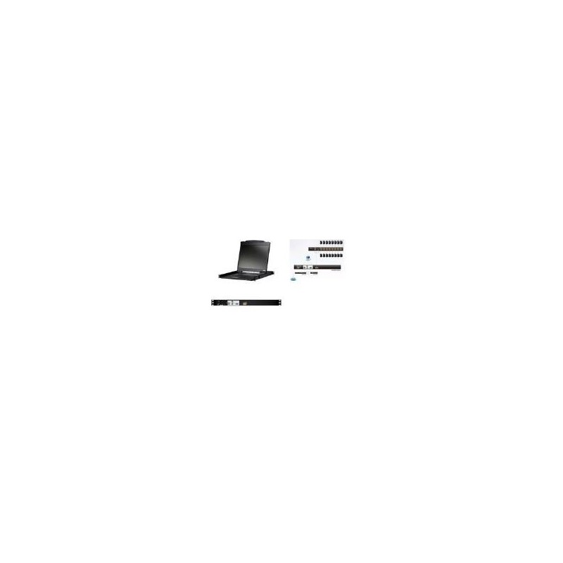 ATEN CL3000N - KVM-Konsole - PS/2, USB - 48.3 cm ( 48,30cm (19") ) - Rack - einbaufähig - 1280 x 1024 - VGA - 1U (CL3000)