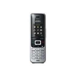 Unify OpenStage M3 - Schnurloses Erweiterungshandgerät - Bluetooth-Schnittstelle - DECT - Schwarz, Silber - ohne Ladeschale, oh