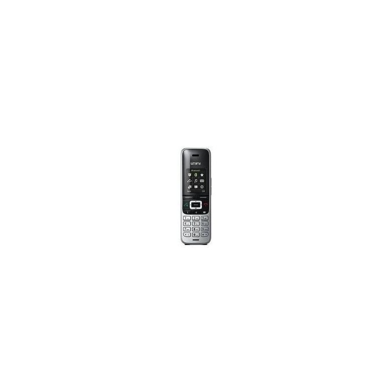 Unify OpenStage M3 - Schnurloses Erweiterungshandgerät - Bluetooth-Schnittstelle - DECT - Schwarz, Silber - ohne Ladeschale, oh