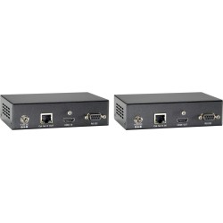 LevelOne HVE-9200 HDMI O.CAT.5 EXT.KIT HDMI-über-Cat-5-Verstärkerset, HDBaseT, 100m, Einfache Plug-and-Play-Installation, Built