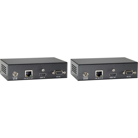 LevelOne HVE-9200 HDMI O.CAT.5 EXT.KIT HDMI-über-Cat-5-Verstärkerset, HDBaseT, 100m, Einfache Plug-and-Play-Installation, Built