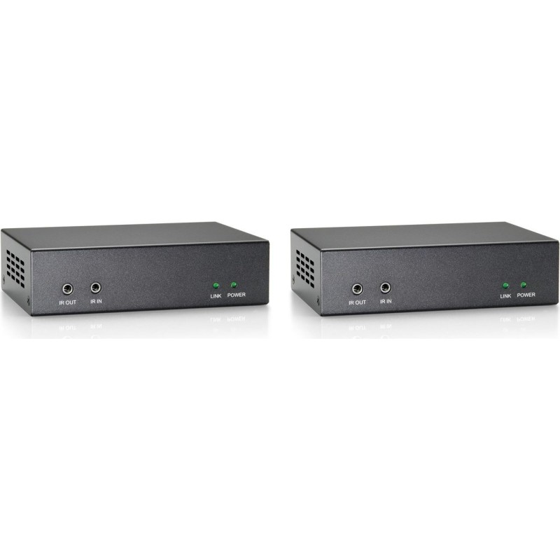 LevelOne HVE-9200P HDMI O.CAT.5 EXT.KIT HDMI-über-Cat-5-Verstärkerset, HDBaseT, 100m, 802.3af PoE, IEEE-802.3af PoE kompatibel