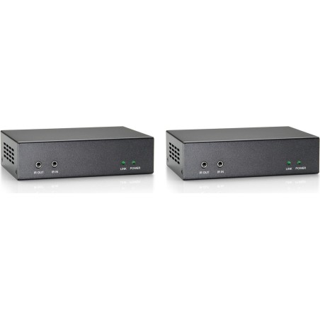 LevelOne HVE-9200P HDMI O.CAT.5 EXT.KIT HDMI-über-Cat-5-Verstärkerset, HDBaseT, 100m, 802.3af PoE, IEEE-802.3af PoE kompatibel