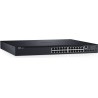 Dell Networking N1524P - Switch - L2+ - managed - 24 x 10/100/1000 + 4 x 10 Gigabit SFP+ - Luftstrom von vorne nach hinten - an
