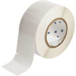 Brady, THT-26-427-1, selbstlaminierendes Vinyl, Weiß/Transparent, 63,5 x 19,05(57,15)mm, permanent, 1-bahnig, max. Kabeldurchme
