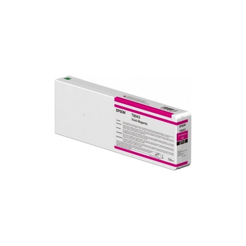 Epson T8043 - Vivid Magenta - Original - Tintenpatrone - für SureColor SC-P6000, SC-P7000, SC-P7000V, SC-P8000, SC-P9000, SC-P9