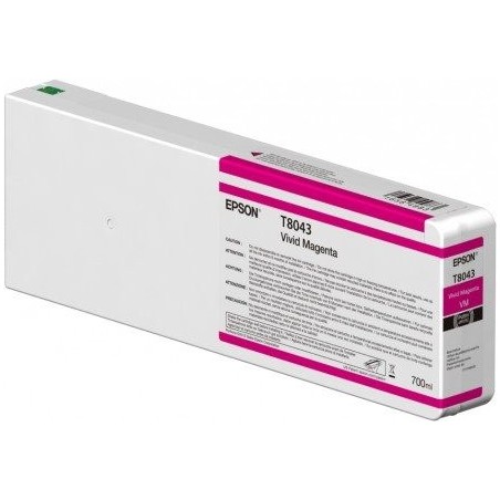 Epson T8043 - Vivid Magenta - Original - Tintenpatrone - für SureColor SC-P6000, SC-P7000, SC-P7000V, SC-P8000, SC-P9000, SC-P9