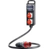 AS Schwabe 60806 Vollgummi-Verteiler-Leiste S 10 32 A 32 A 1 CEE-Stecker 32 A, 5polig 400 V IP44 (60806)