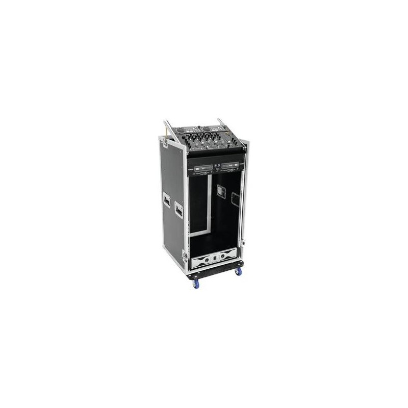 Roadinger Spezial-Kombi-Case Profi, 20HE Rollen (30110004)