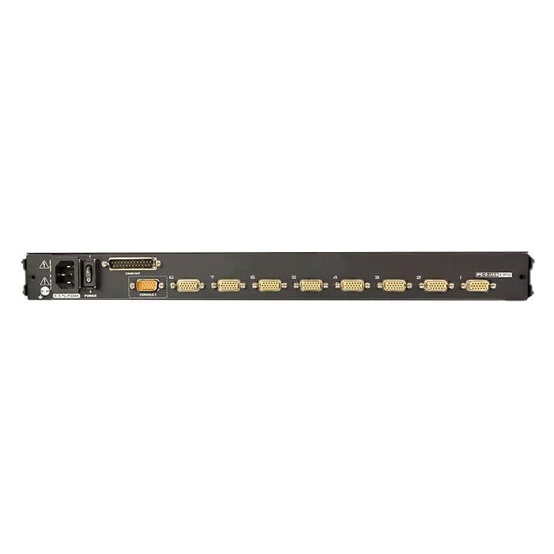 Aten CL5708M Tastatur/Video/Maus (KVM)-Switch Rack-Einbau Schwarz (CL5708M US)