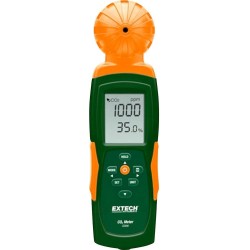 Extech Kohlendioxid-Messgerät CO240 0 bis 9999 ppm mit Temperaturmessfunktion, mit USB-Schnittstelle, mit Datenloggerfun (CO240