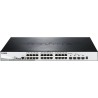 D-Link SmartPro DGS-1510-28XMP - Switch - L3 - managed - 24 x 10/100/1000 (PoE+) + 4 x 10 Gigabit SFP+ - Desktop, an Rack monti