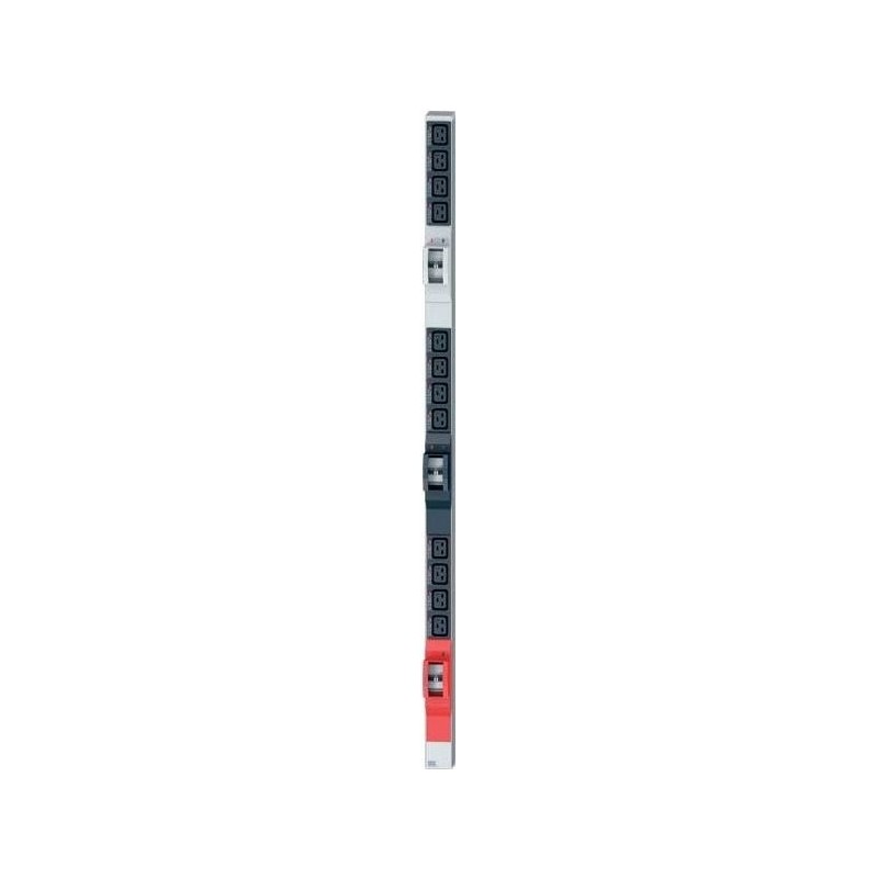 Bachmann Zero U-Space IT PDU Basic - Stromverteilungseinheit (Rack - einbaufähig) - Wechselstrom 400 V - 3 Phasen - Ausgangsbuc