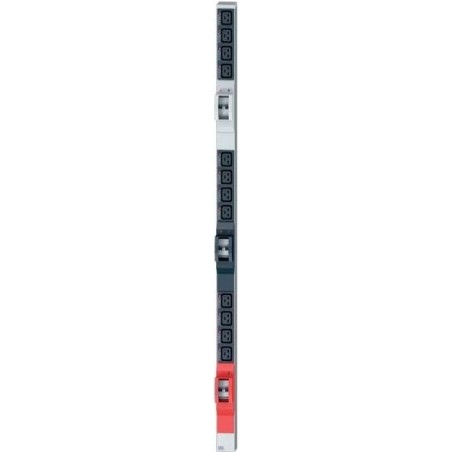 Bachmann Zero U-Space IT PDU Basic - Stromverteilungseinheit (Rack - einbaufähig) - Wechselstrom 400 V - 3 Phasen - Ausgangsbuc