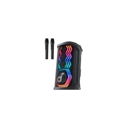 Anker Innovations Soundcore Rave 3S Bluetooth Partybox AI Karaoke IPX4 Beat-synced Lichtshow - Mikrofon (A31A3012)