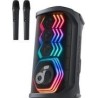 Anker Innovations Soundcore Rave 3S Bluetooth Partybox AI Karaoke IPX4 Beat-synced Lichtshow - Mikrofon (A31A3012)