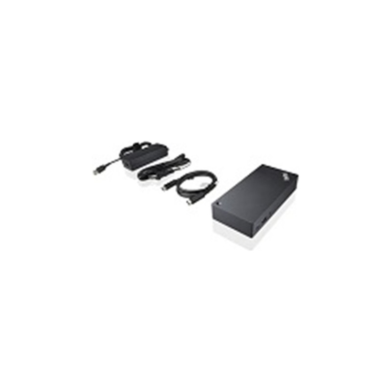 Lenovo ThinkPad USB-C Dock - Docking Station - USB-C - GigE - 90 Watt - EU - für 330S-15, Tablet 10, ThinkPad 11, L380 Yoga, X1