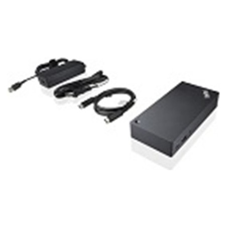 Lenovo ThinkPad USB-C Dock - Docking Station - USB-C - GigE - 90 Watt - EU - für 330S-15, Tablet 10, ThinkPad 11, L380 Yoga, X1
