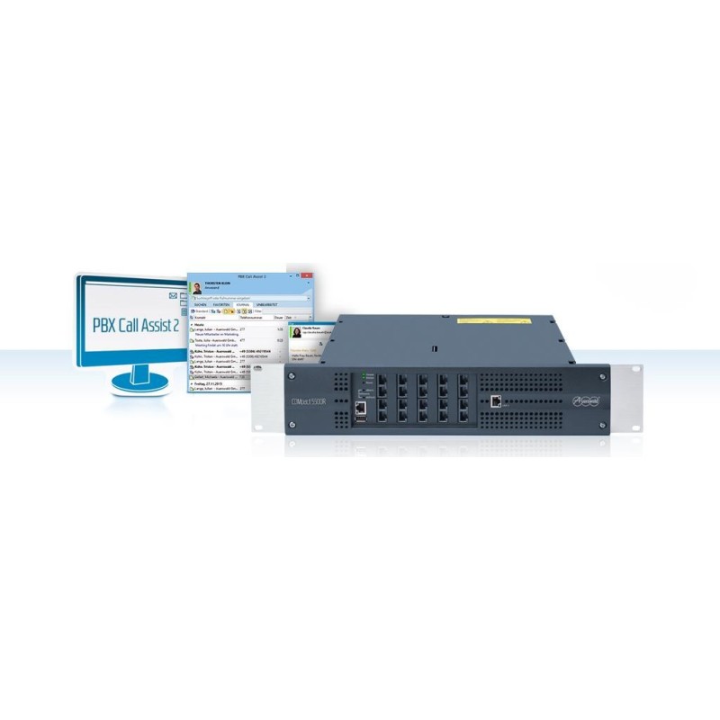 Auerswald COMpact 5500R - IP-PBX - 2U - in Rack montierbar - 2 x 10/100 (90336)