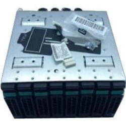 Intel 2U Hot-swap 8x2.5" SAS/NVMe Combo Drive Bay Kit A2U8X25S3PHS 2.5" Carrier panel Schwarz - Edelstahl (A2U8X25S3PHS)