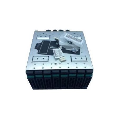 Intel 2U Hot-swap 8x2.5" SAS/NVMe Combo Drive Bay Kit A2U8X25S3PHS 2.5" Carrier panel Schwarz - Edelstahl (A2U8X25S3PHS)