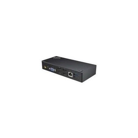 Lenovo ThinkPad USB-C Dock - Dockingstation - USB-C - VGA - GigE - 90 Watt - Dänemark - für ThinkPad E14 Gen 4, E15 Gen 4, L13