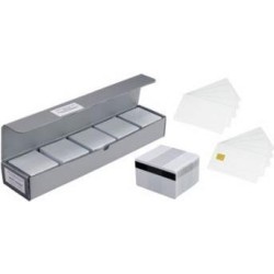Zebra Plastikkarte MIFARE Plastikkarte aus PVC, 30mil, MIFARE 1K classic, 500 Karten, weiss (800059-304)