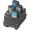 Zebra 4-slot battery charger - Batterieladegerät - für Zebra MC3300 Premium, MC3300 Premium Plus, MC3300 Standard