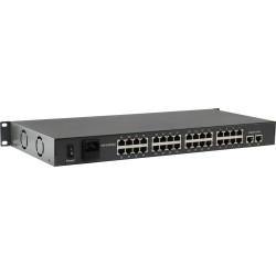 LevelOne FGP-3400W250 - Switch - 32 x 10/100 (PoE+) + 2 x 10/100/1000 - Desktop, an Rack montierbar - PoE+ (250 W)