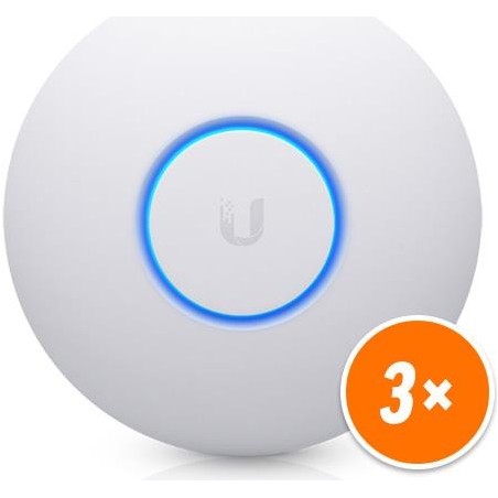 Ubiquiti Unifi nanoHD - Funkbasisstation - 802,11ac Wave 2 - Wi-Fi - Dualband - Gleichstrom (Packung mit 3) (UAP-NANOHD-3)