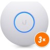 Ubiquiti Unifi nanoHD - Funkbasisstation - 802,11ac Wave 2 - Wi-Fi - Dualband - Gleichstrom (Packung mit 3) (UAP-NANOHD-3)