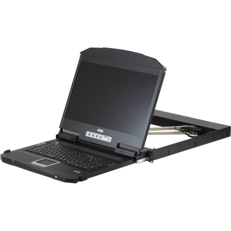 ATEN CL3800NW Konsolenregal 47 cm (18.5" ) 1920 x 1080 Pixel Metall Schwarz 1U (CL3800NW CH)