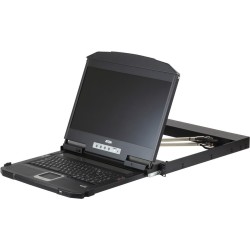 ATEN CL3800NW Konsolenregal 47 cm (18.5" ) 1920 x 1080 Pixel Metall Schwarz 1U (CL3800NW F)
