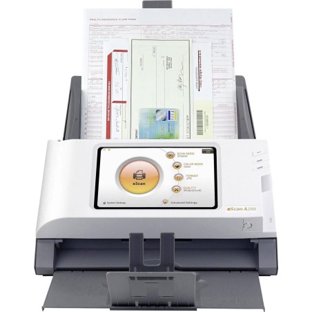 Plustek eScan A280 - Essential - Dokumentenscanner - CCD - Duplex - Legal - 600 dpi x 600 dpi - bis zu 20 Seiten/Min. (einfarbi