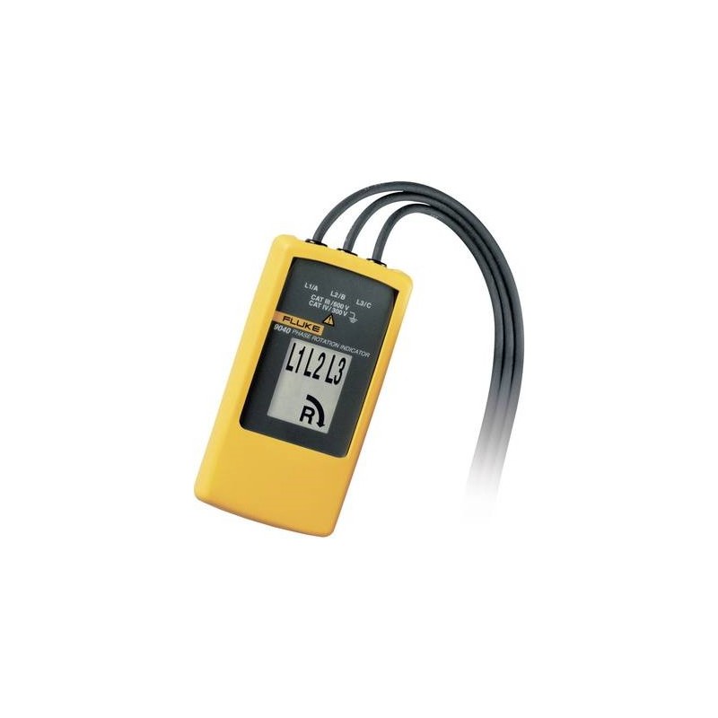 Fluke Drehrichtungstester für Drehstromnetze - 700 V - Schwarz - Gelb - 15 - 400 Hz - IP40 - 0 - 40 C - 61 mm (4014969)