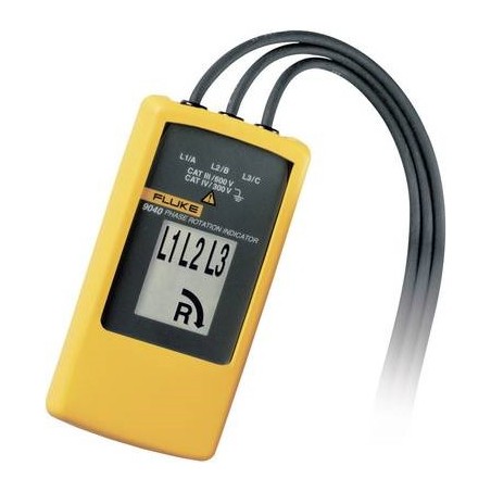 Fluke Drehrichtungstester für Drehstromnetze - 700 V - Schwarz - Gelb - 15 - 400 Hz - IP40 - 0 - 40 C - 61 mm (4014969)