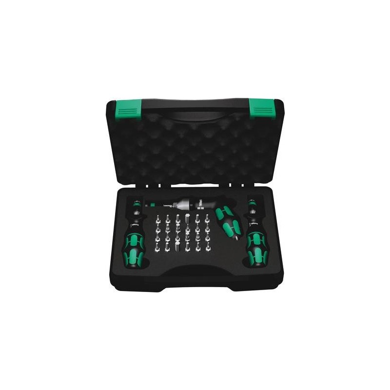 Wera 7445/46/47 Drehmoment-Schraubendreher-Set 27teilig (05350451001)