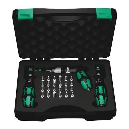 Wera 7445/46/47 Drehmoment-Schraubendreher-Set 27teilig (05350451001)