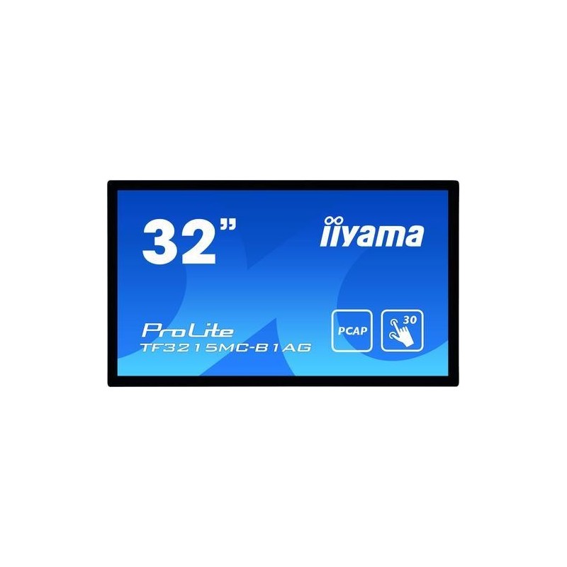 iiyama ProLite TF3215MC-B1AG - LED-Monitor - 80 cm (31.5") - offener Rahmen - Touchscreen - 1920 x 1080 Full HD (1080p) - A-MVA