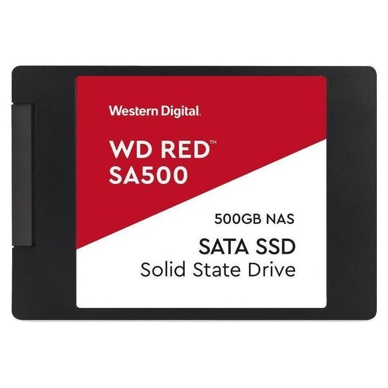 WD Red SA500 WDS500G1R0A - SSD - 500GB - intern - 2.5" (6,4 cm) - SATA 6Gb/s (WDS500G1R0A)