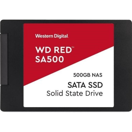 WD Red SA500 WDS500G1R0A - SSD - 500GB - intern - 2.5" (6,4 cm) - SATA 6Gb/s (WDS500G1R0A)