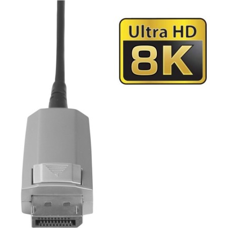 VivoLink PRODPOP15 DisplayPort-Kabel 15 m Schwarz - Grau (PRODPOP15)